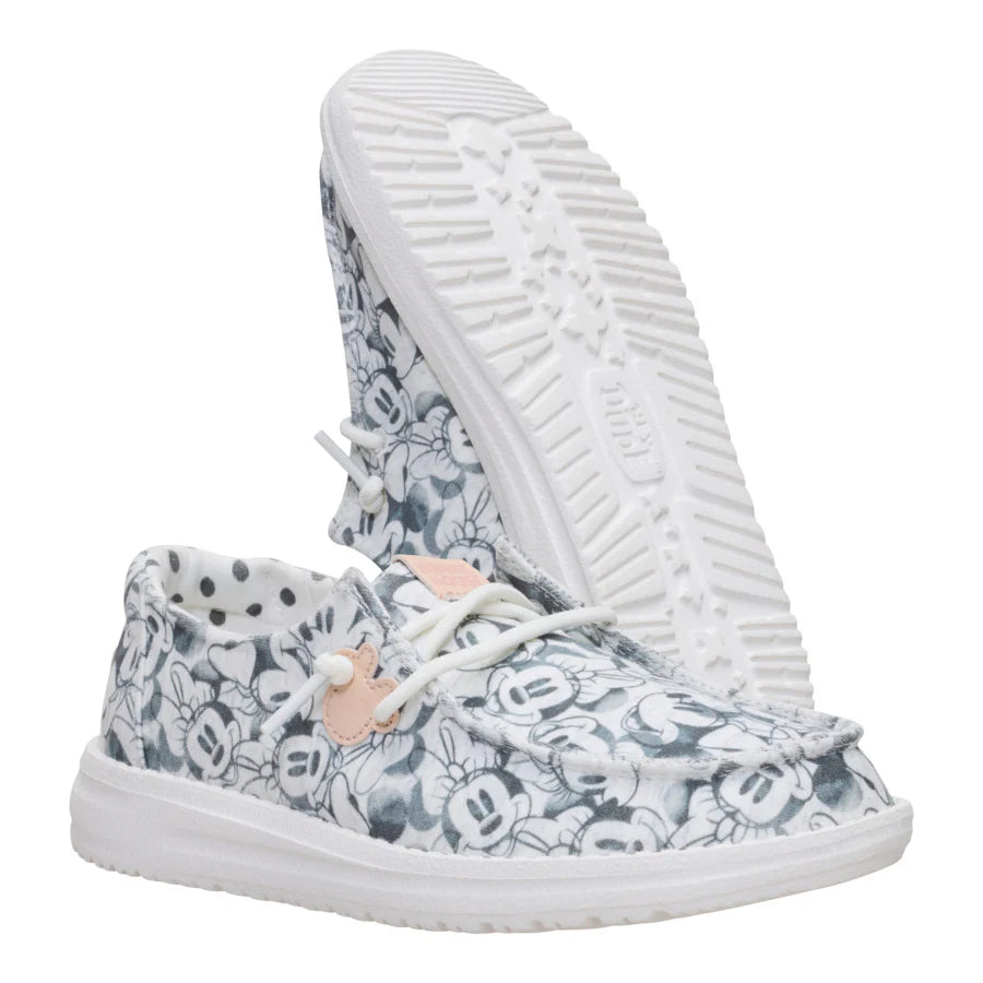 Disney Minnie Mouse Print Wendy Youth - Grey Multi