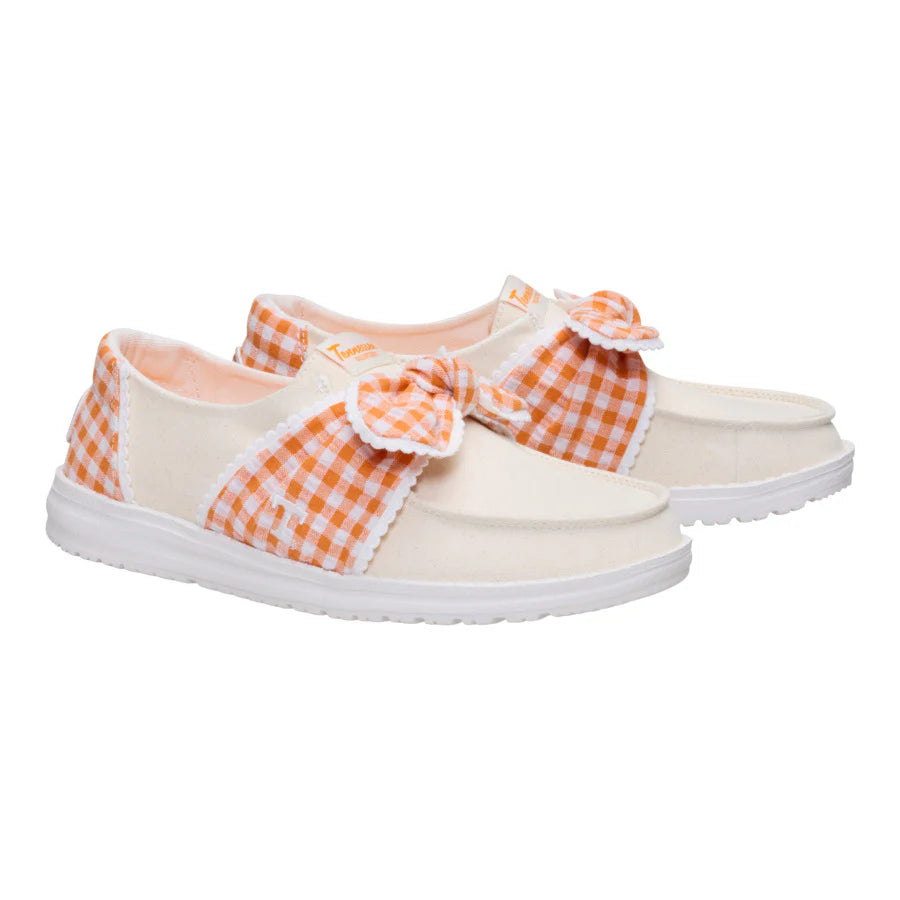 Wendy Bow Tennessee Vols - White/Orangesicle