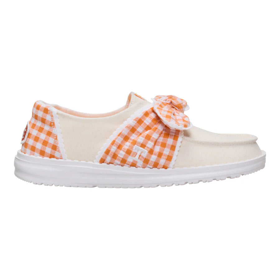 Wendy Bow Tennessee Vols - White/Orangesicle