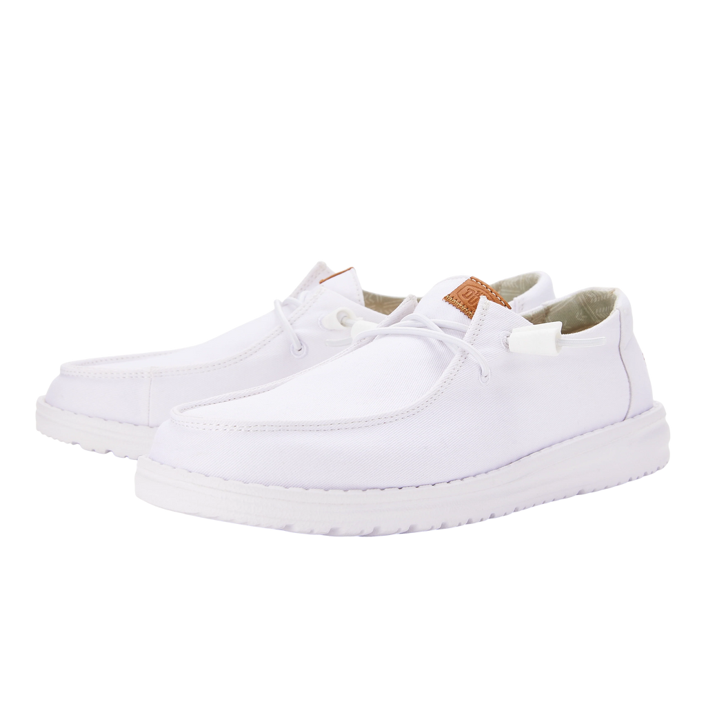Wendy Stretch Canvas Wide - White
