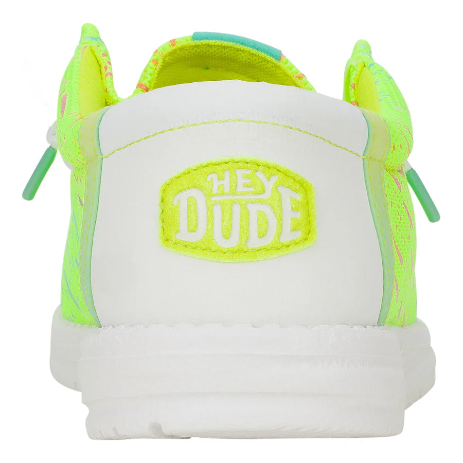 Wally Party Mesh - Lime Punch/White