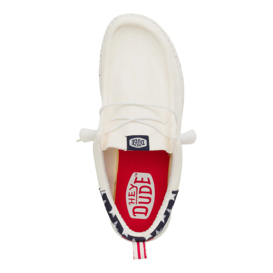 Wally Funk Americana Stars - White/Navy Blazer
