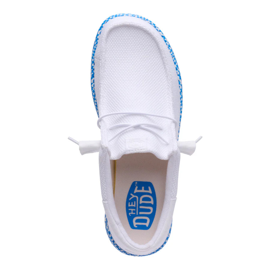 Wally Funk Warped Geo - White/Brilliant Blue