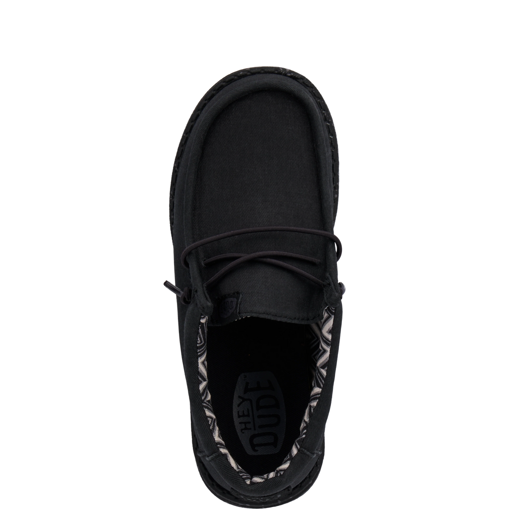 Wally Youth Stretch Canvas - Black/Black