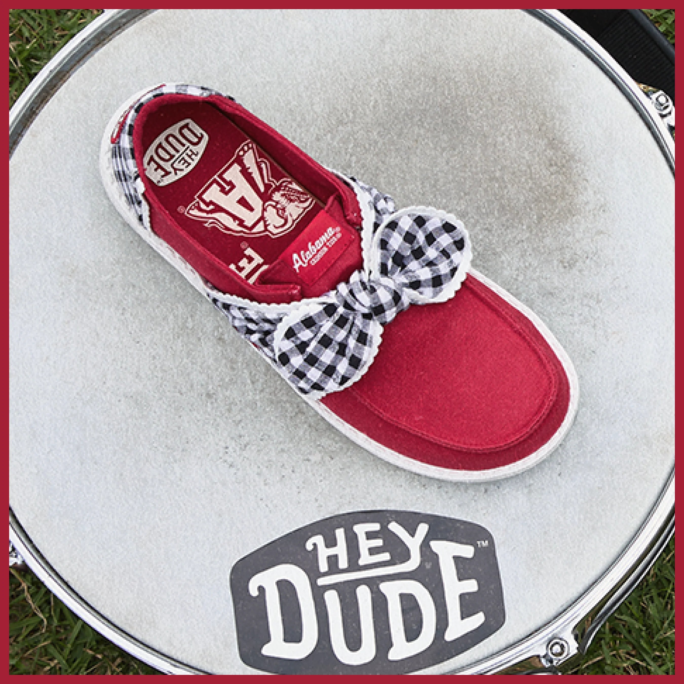 Wendy Bow Alabama Crimson Tide - Crimson/White