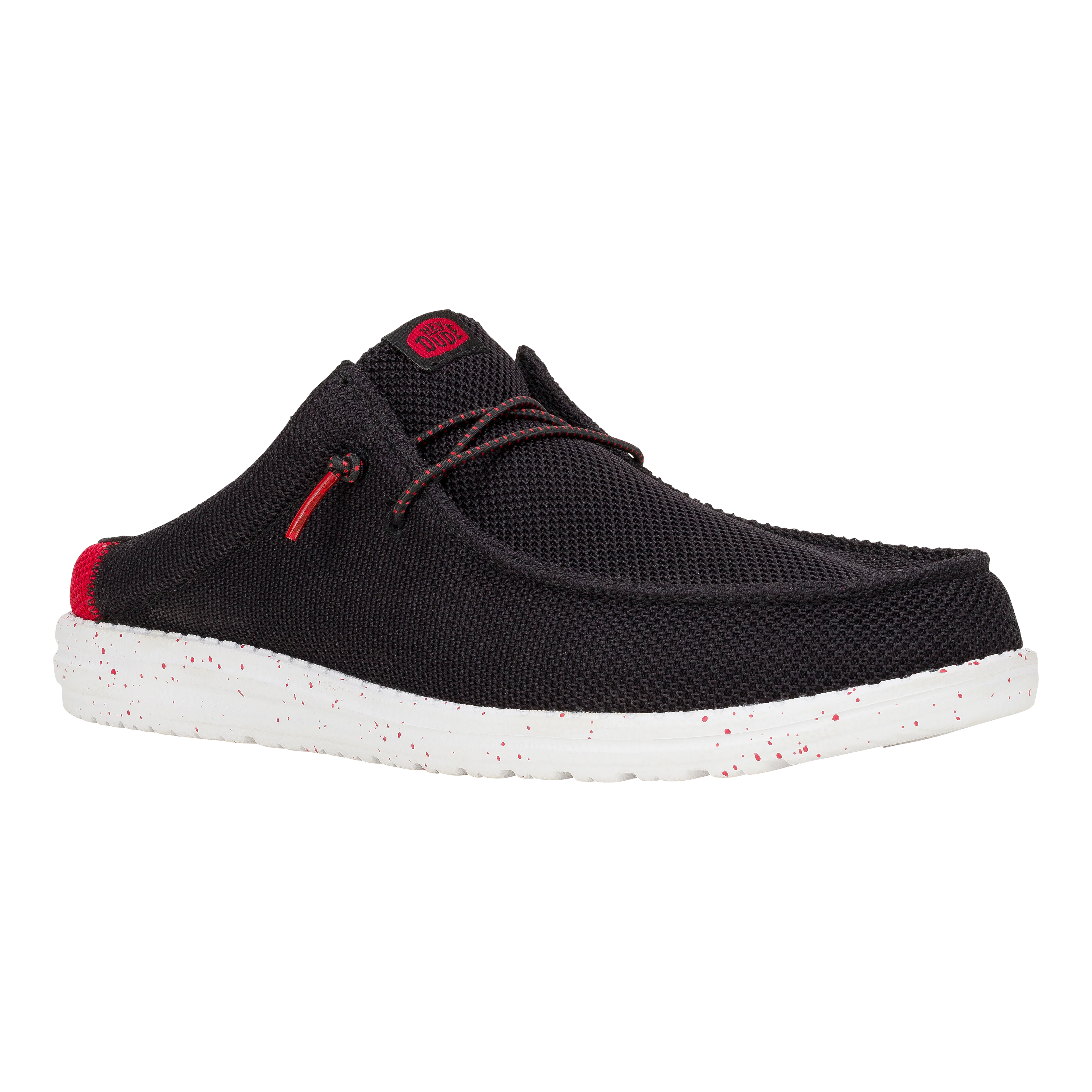 Wally Slip Varsity - Black/Red
