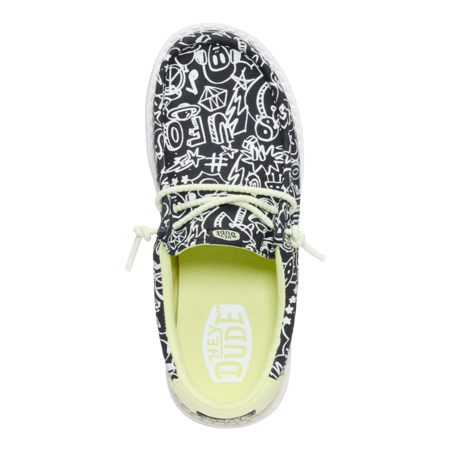 Wally Youth Space Glow - Black/White
