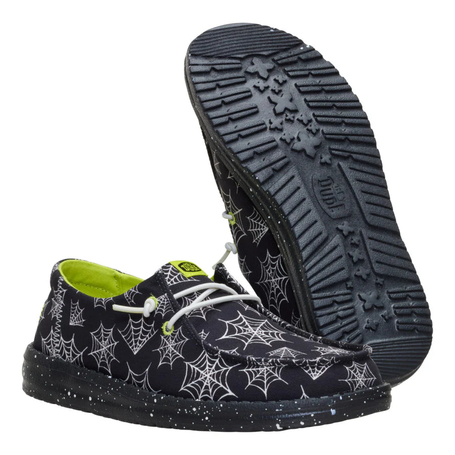 Wendy Spider Webs - Black/Black