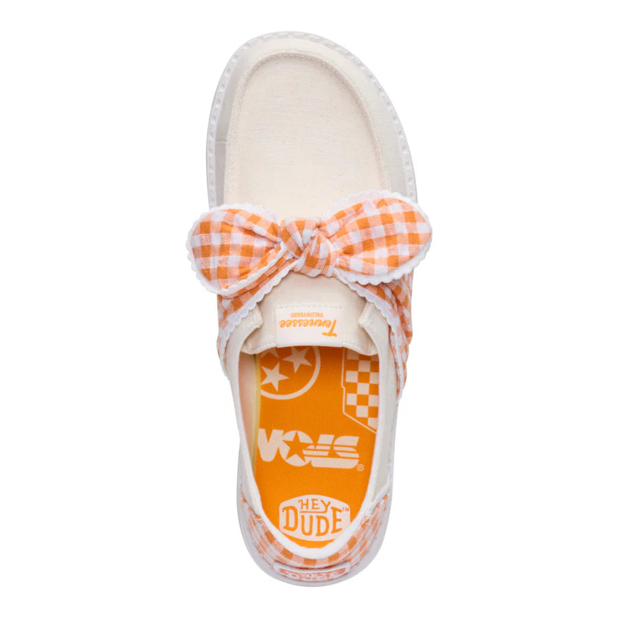 Wendy Bow Tennessee Vols - White/Orangesicle