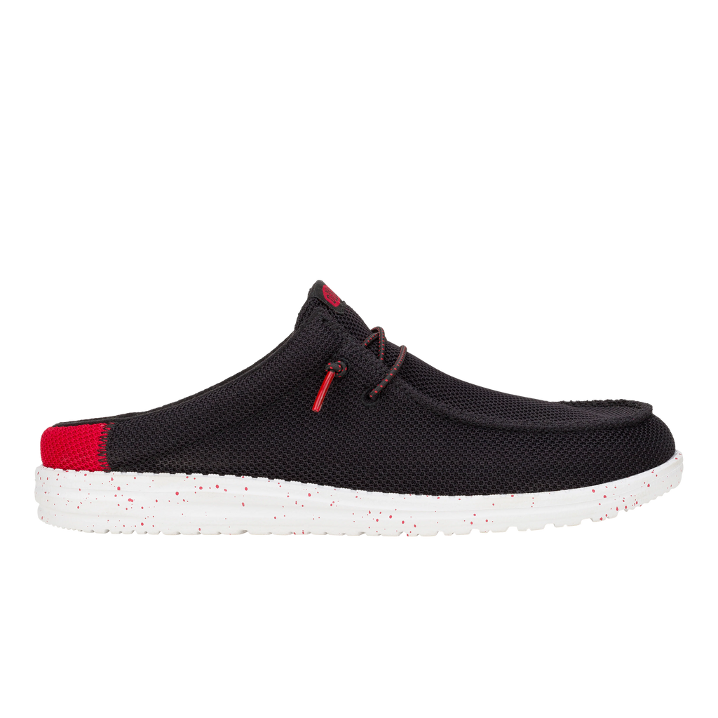 Wally Slip Varsity - Black/Red