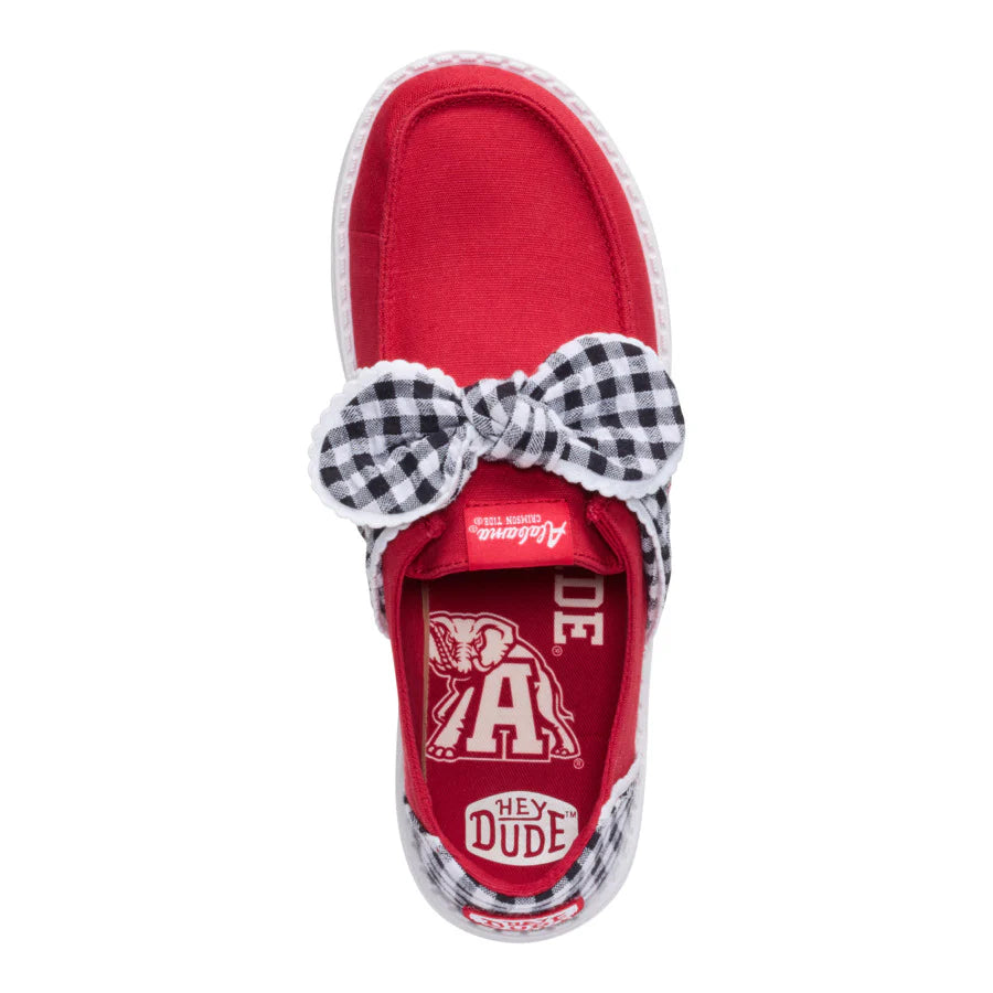 Wendy Bow Alabama Crimson Tide - Crimson/White