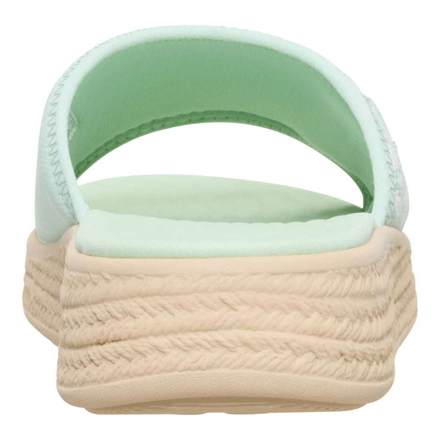 Tide Espadrille Slide - Celadon Green/Multi