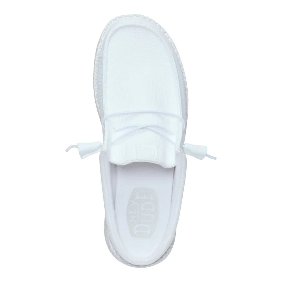 Wally Slip Warped Geo - White/Dawn Blue