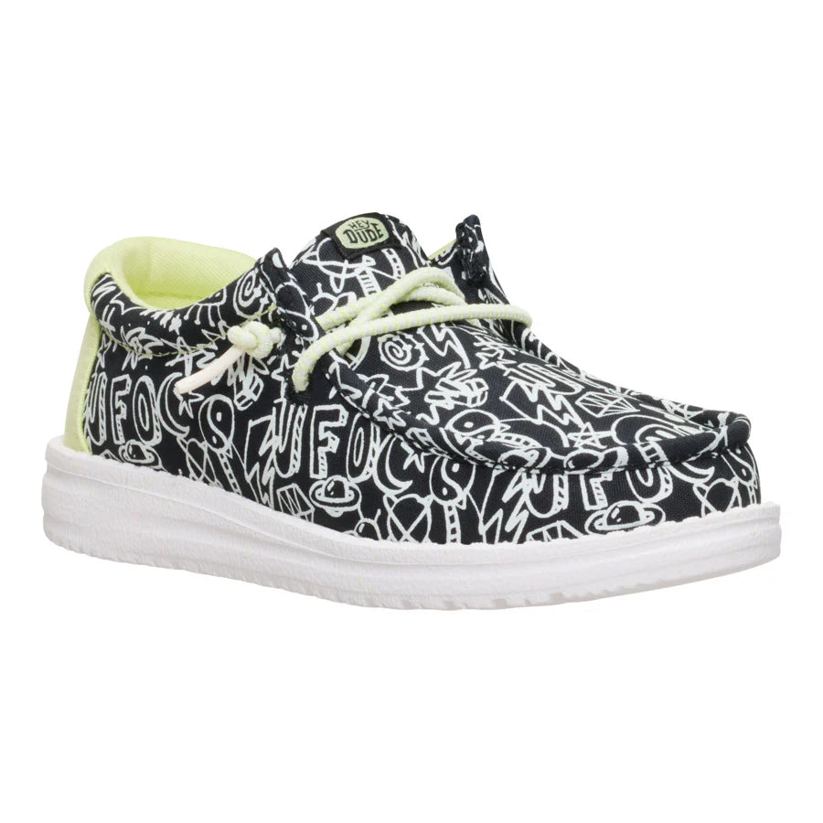 Wally Youth Space Glow - Black/White
