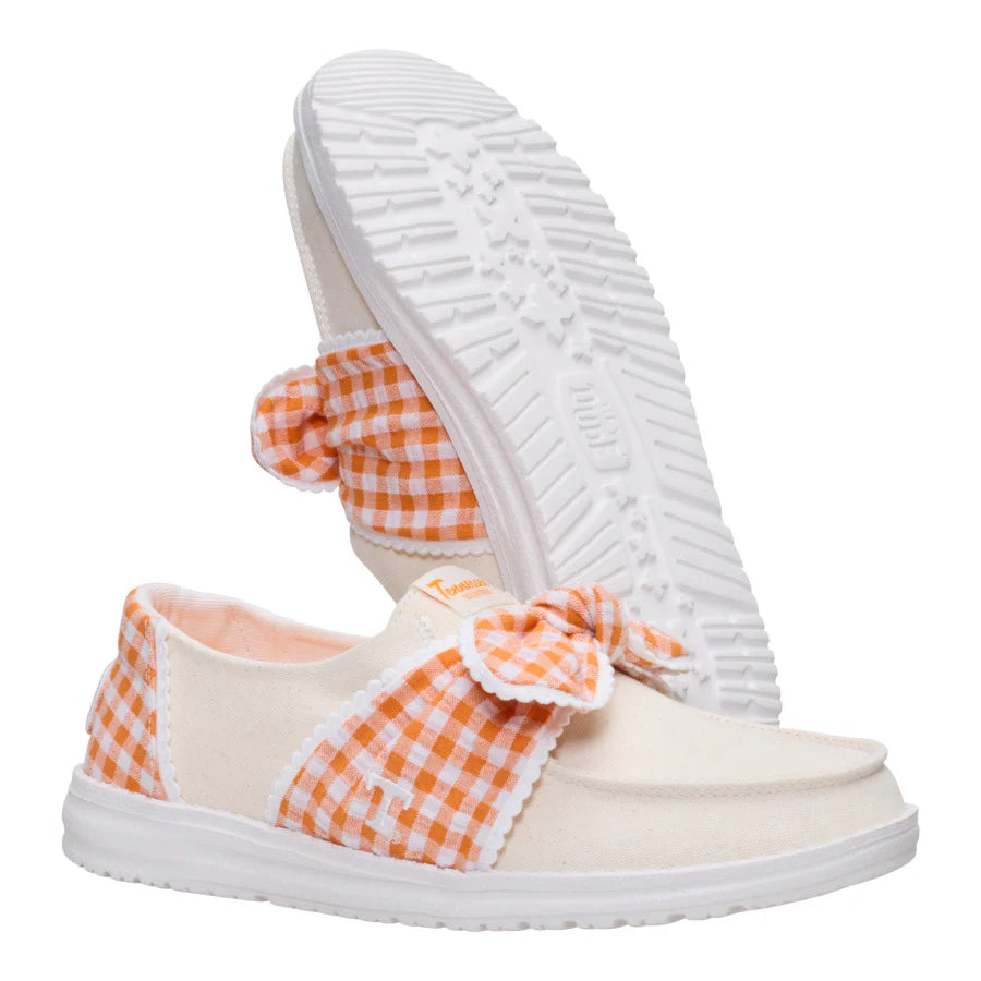 Wendy Bow Tennessee Vols - White/Orangesicle
