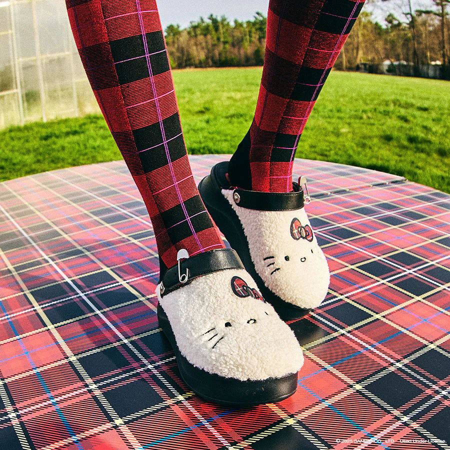 Hello Kitty Delray Clog - White/Black