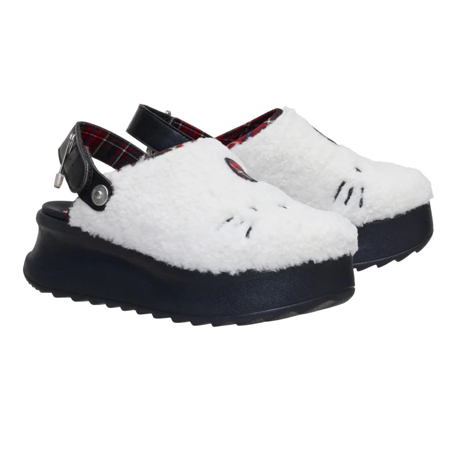 Hello Kitty Delray Clog - White/Black